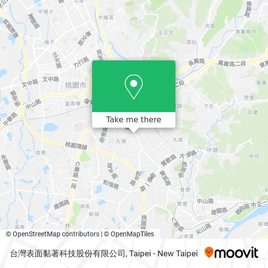 台灣表面黏著科技股份有限公司 map