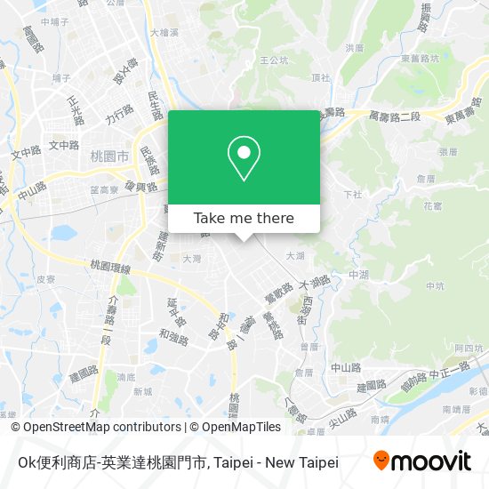 Ok便利商店-英業達桃園門市地圖