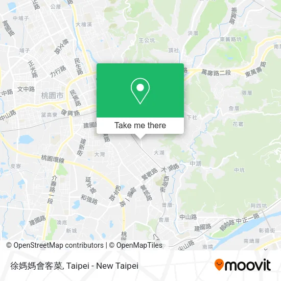 徐媽媽會客菜地圖