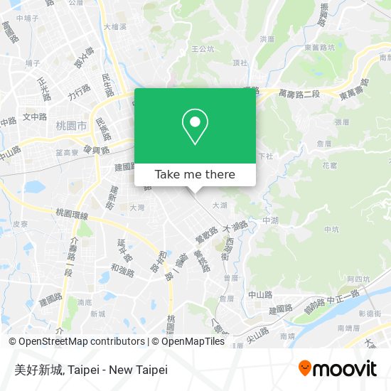 美好新城 map