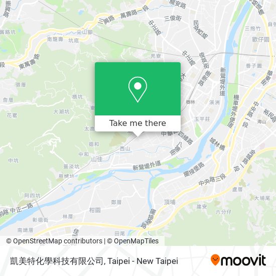 凱美特化學科技有限公司地圖