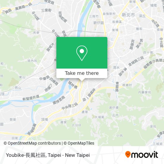 Youbike-長風社區 map