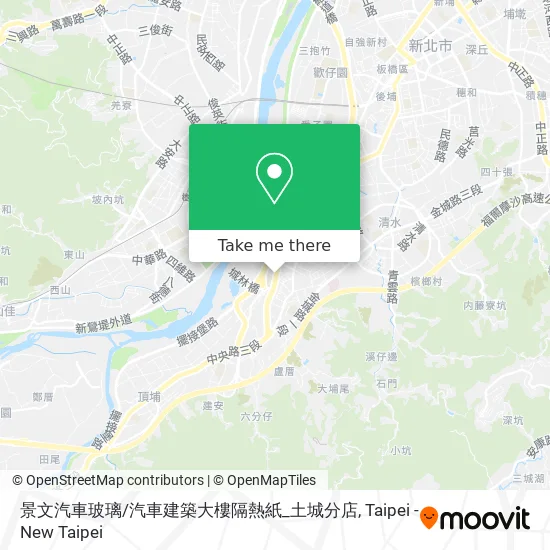 景文汽車玻璃/汽車建築大樓隔熱紙_土城分店 map
