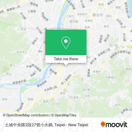 土城中央路2段27號小火鍋地圖