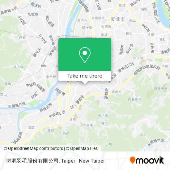 鴻源羽毛股份有限公司地圖