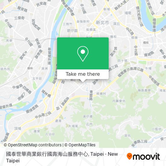 國泰世華商業銀行國壽海山服務中心 map