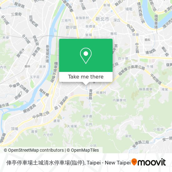 俥亭停車場土城清水停車場(臨停) map