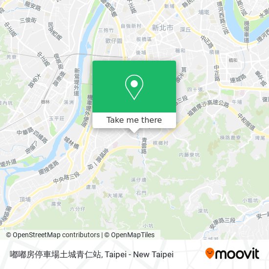 嘟嘟房停車場土城青仁站 map