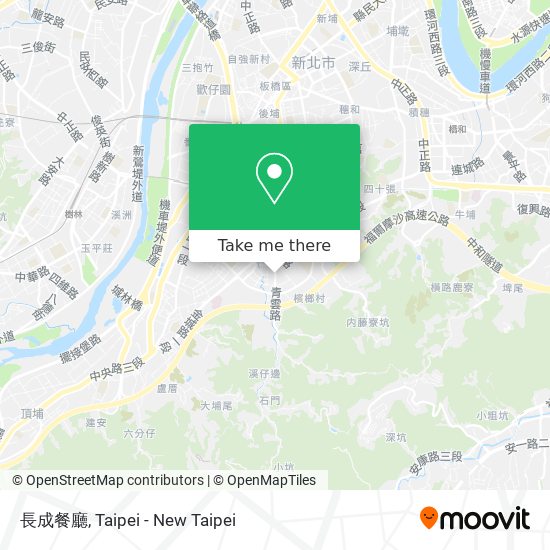 長成餐廳 map