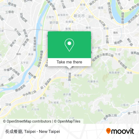 長成餐廳 map