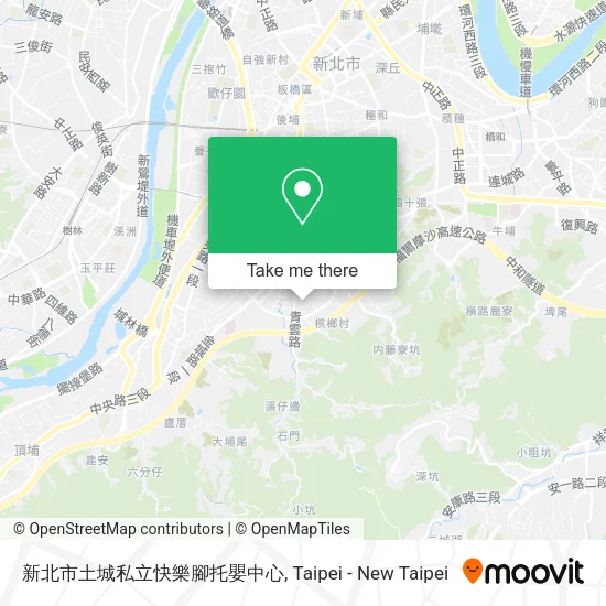 新北市土城私立快樂腳托嬰中心 map