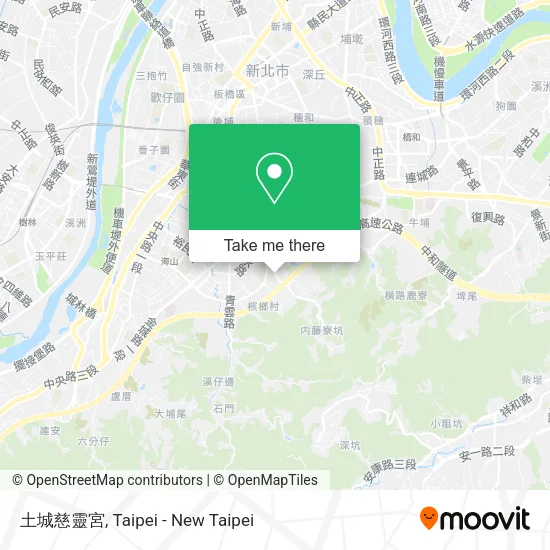 土城慈靈宮地圖