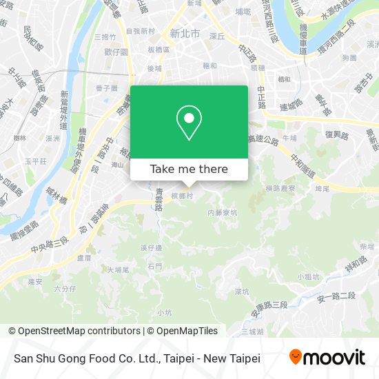 San Shu Gong Food Co. Ltd.地圖