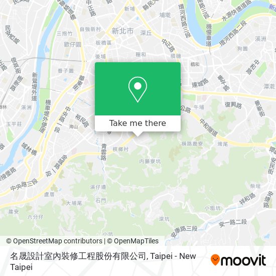 名晟設計室內裝修工程股份有限公司地圖