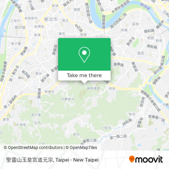 聖靈山玉皇宮道元宗地圖