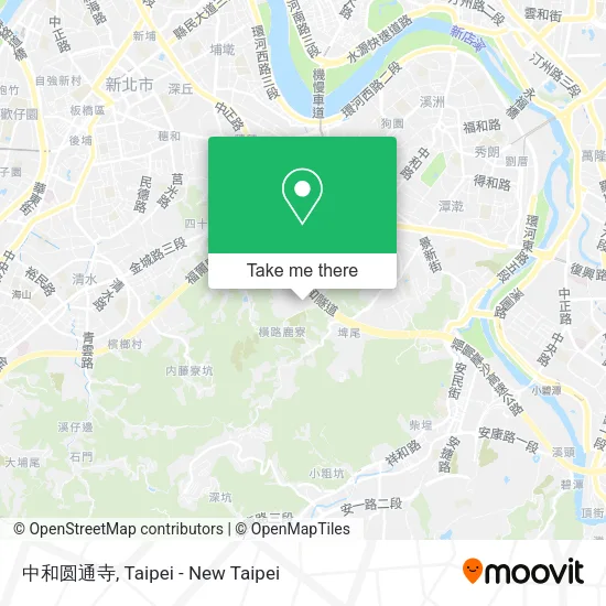 中和圆通寺地圖