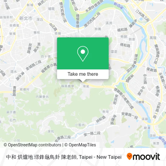 中和 烘爐地 璟鋒龜鳥卦 陳老師 map