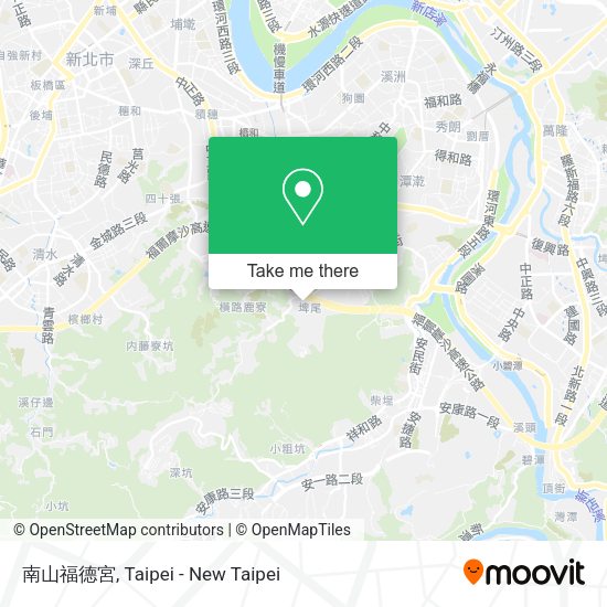 南山福德宮地圖