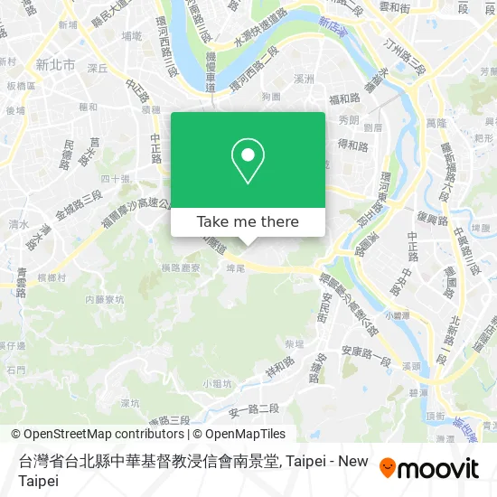 台灣省台北縣中華基督教浸信會南景堂 map