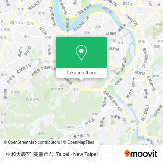 中和天義宮_關聖帝君 map