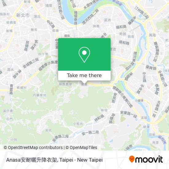 Anasa安耐曬升降衣架地圖