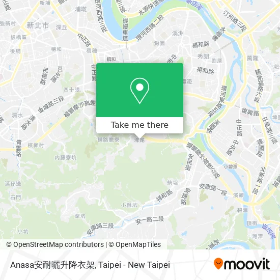 Anasa安耐曬升降衣架 map