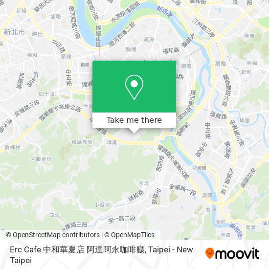 Erc Cafe 中和華夏店 阿達阿永咖啡廳 map