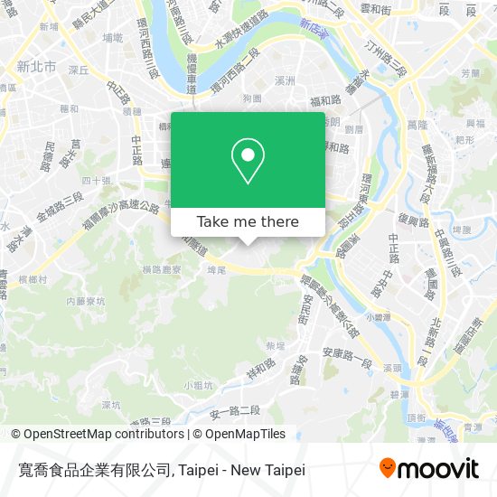 寬喬食品企業有限公司 map