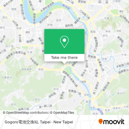 Gogoro電池交換站 map
