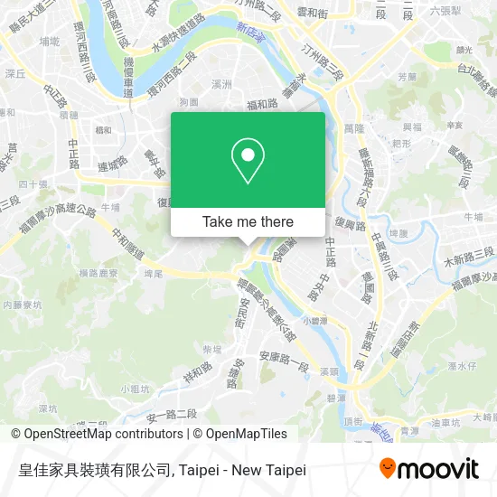 皇佳家具裝璜有限公司地圖