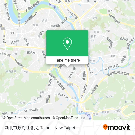 新北市政府社會局地圖