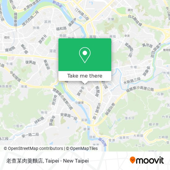 老查某肉羹麵店 map