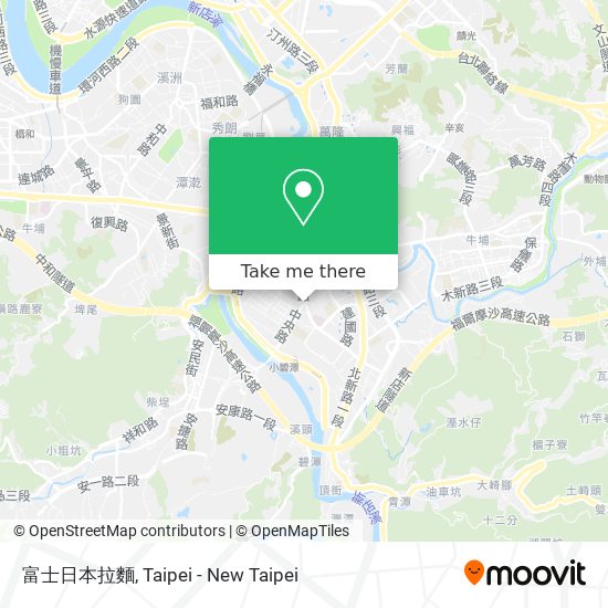 富士日本拉麵 map