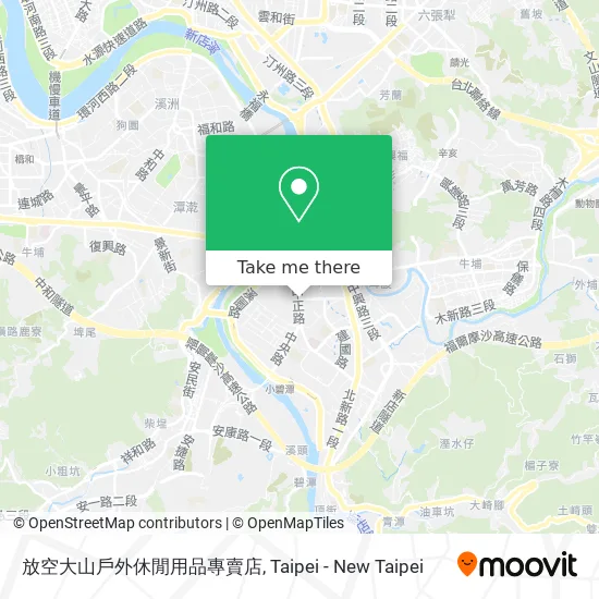 放空大山戶外休閒用品專賣店 map