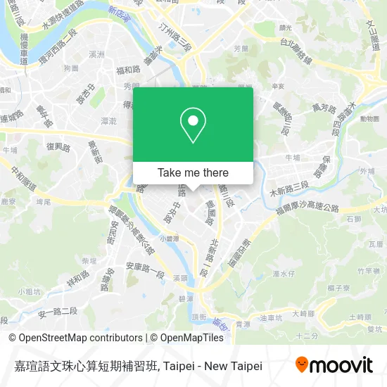 嘉瑄語文珠心算短期補習班地圖