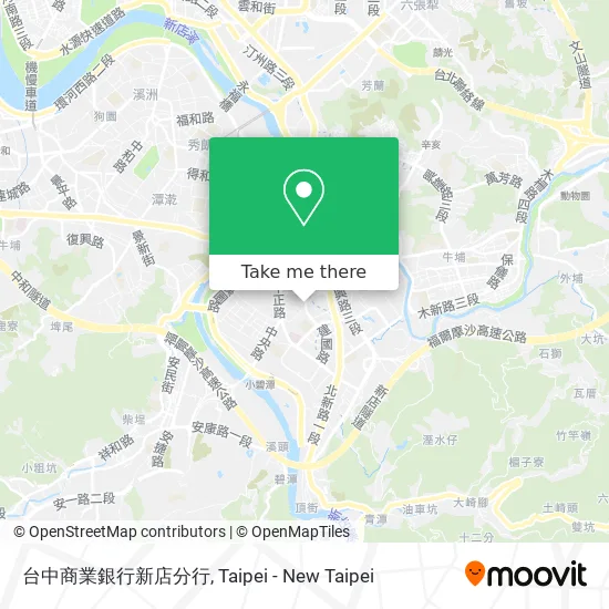 台中商業銀行新店分行 map