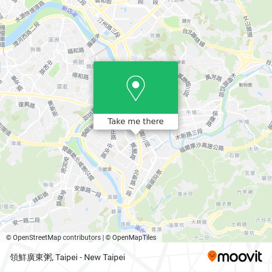 領鮮廣東粥 map