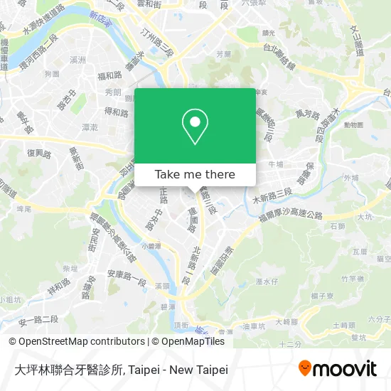 大坪林聯合牙醫診所地圖