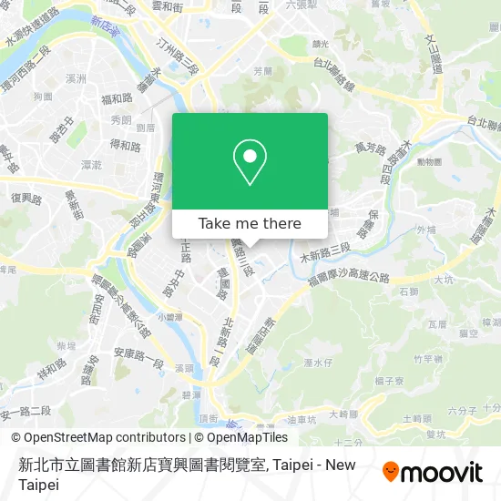 新北市立圖書館新店寶興圖書閱覽室 map