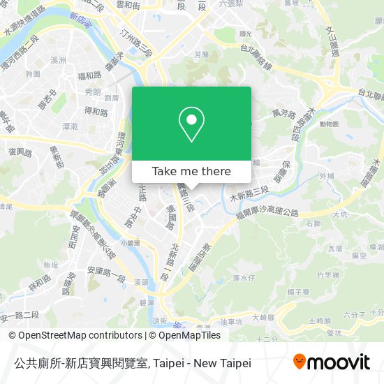 公共廁所-新店寶興閱覽室 map