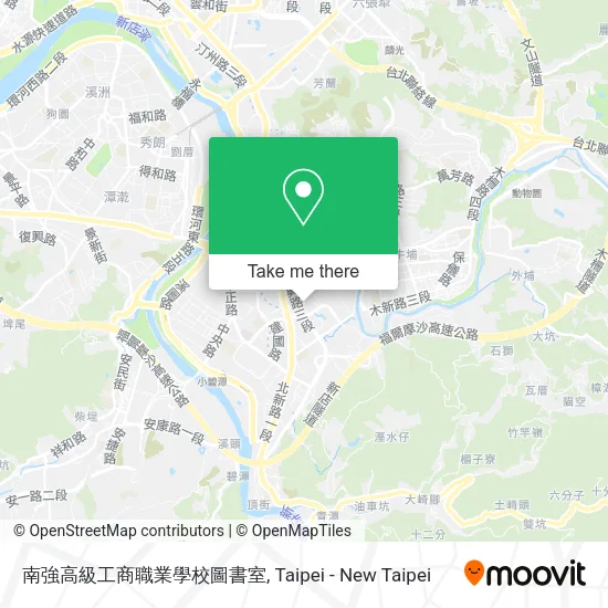南強高級工商職業學校圖書室地圖