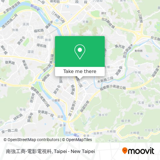 南強工商-電影電視科 map