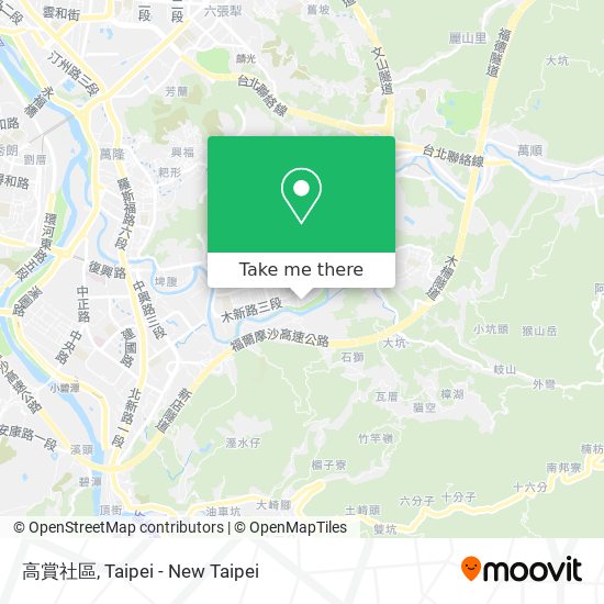 高賞社區 map