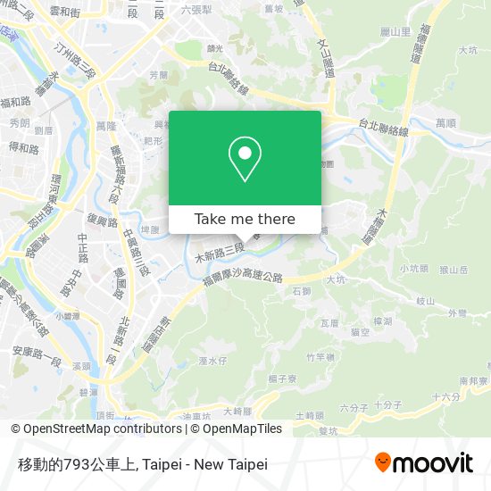 移動的793公車上 map