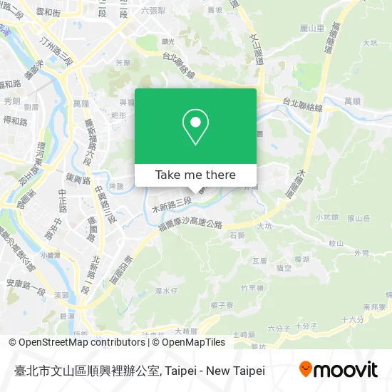 臺北市文山區順興裡辦公室 map