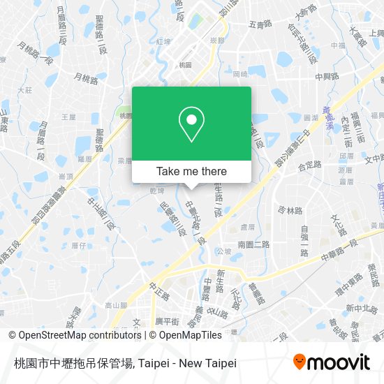 桃園市中壢拖吊保管場地圖