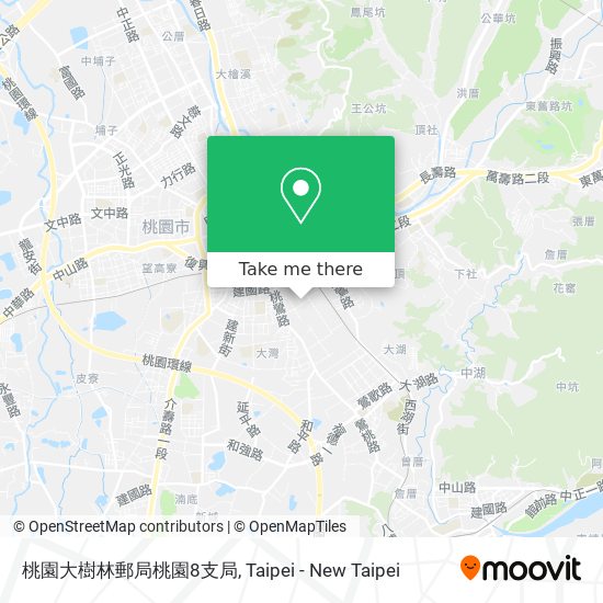 桃園大樹林郵局桃園8支局 map