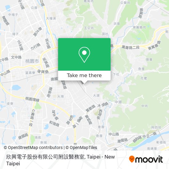 欣興電子股份有限公司附設醫務室地圖