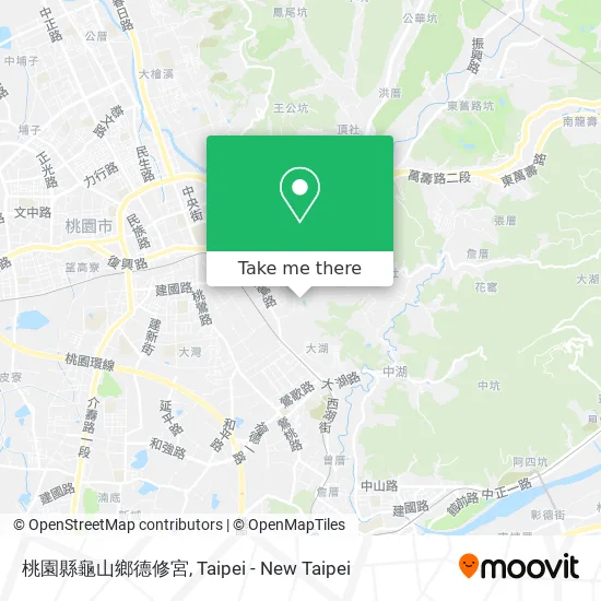 桃園縣龜山鄉德修宮 map