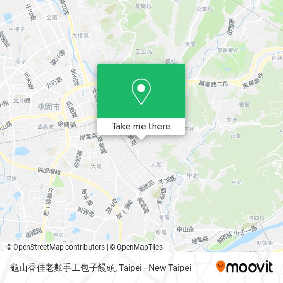 龜山香佳老麵手工包子饅頭 map